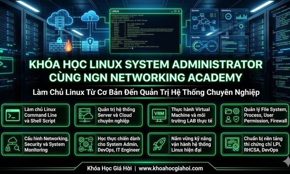Khóa Học Linux System Administrator Cùng Ngn Networking Academy