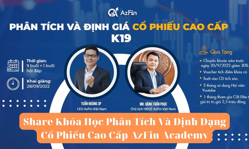Khóa Học Phân Tích Và Định Dạng Cổ Phiếu Cao Cấp Azfin Academy