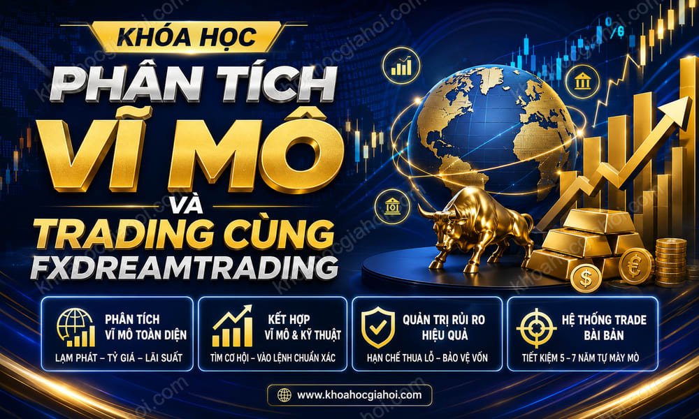Khóa Học Phân Tích Vĩ Mô & Trading Cùng Fxdreamtrading