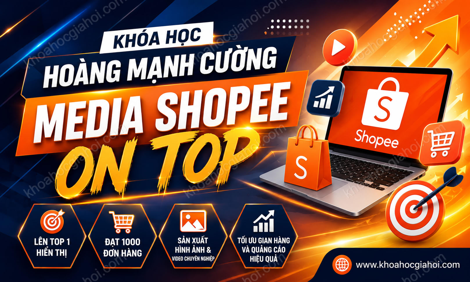 Khóa Học Hoàng Mạnh Cường Media Shopee On Top