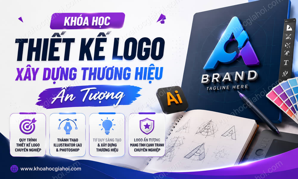 Khóa Học Thiết Kế Logo - Xây Dựng Thương Hiệu Ấn Tượng