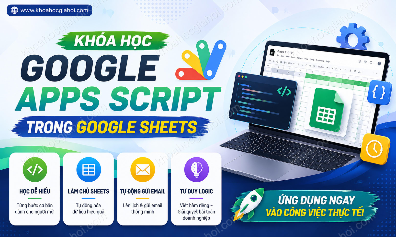 Khóa Học Google Apps Script cơ bản trong Google Sheets