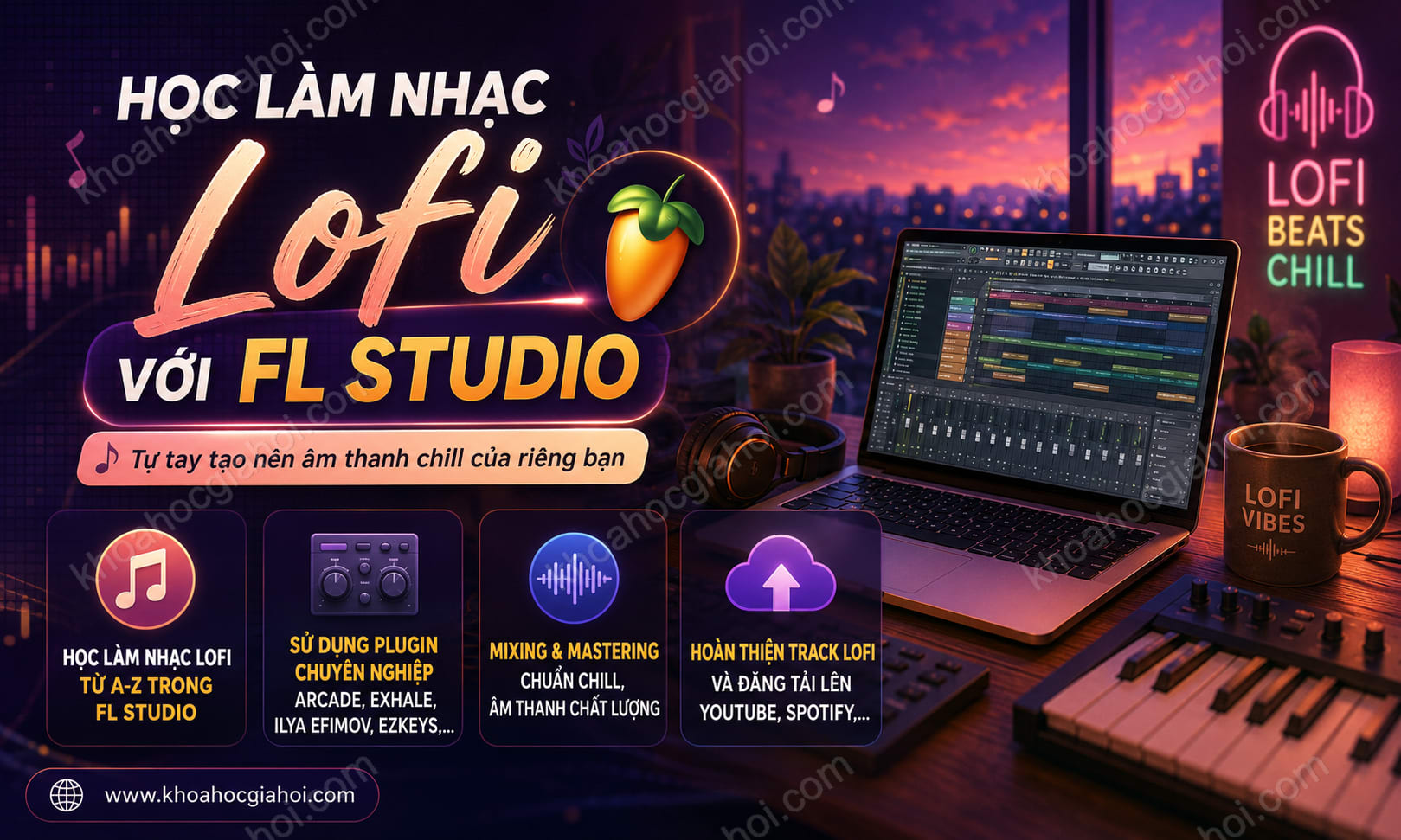 Học Làm Nhạc Lofi Với FL Studio
