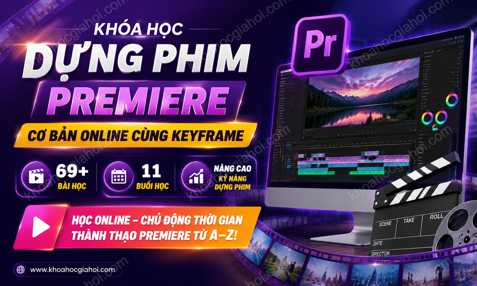 Khoá Học Dựng Phim Premiere Cơ Bản Online Cùng Keyframe
