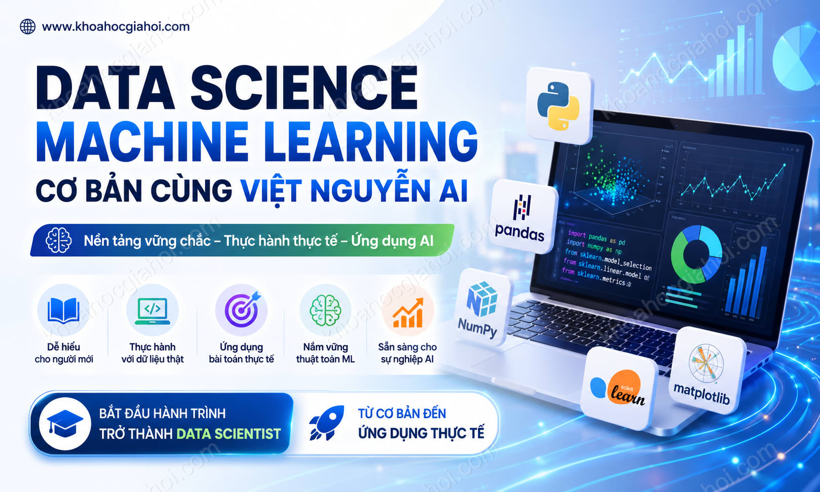 Khóa Học Data Science Machine Learning Cơ Bản Cùng Việt Nguyễn AI