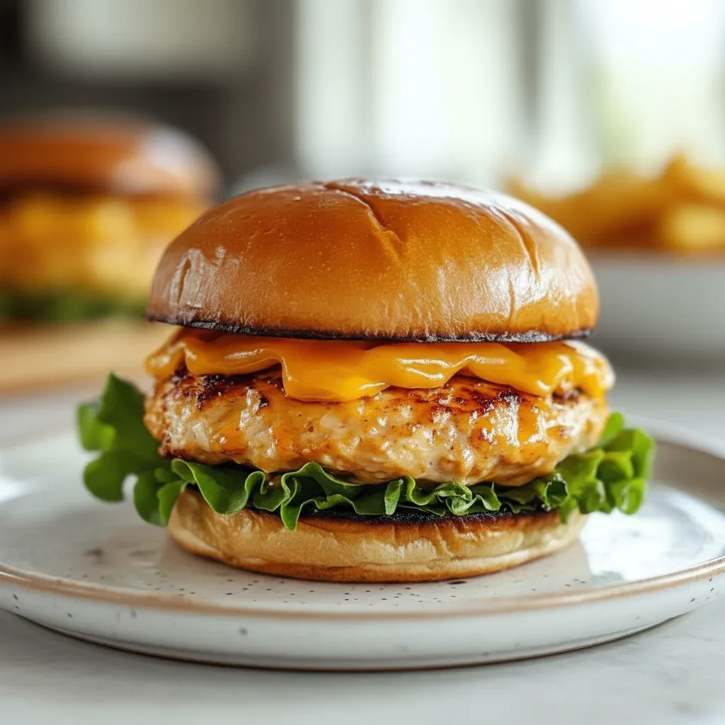 Chicken Cheddar Burger