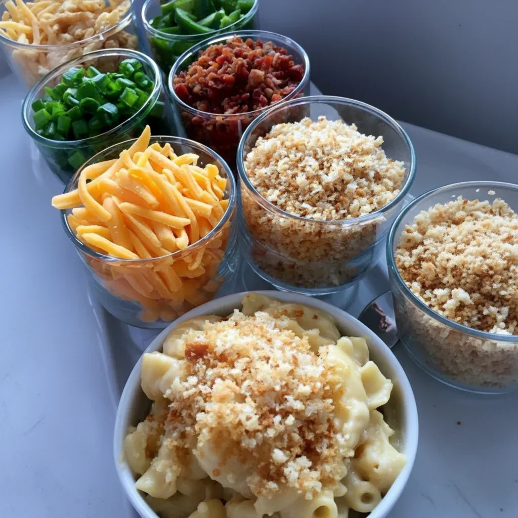 Creamy Mac And Cheese Buffet
