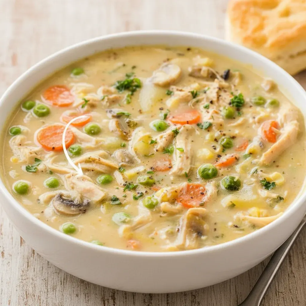 Chicken Pot Pie Soup Recipe