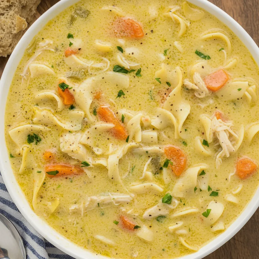 Creamy Chicken Noodle Soup