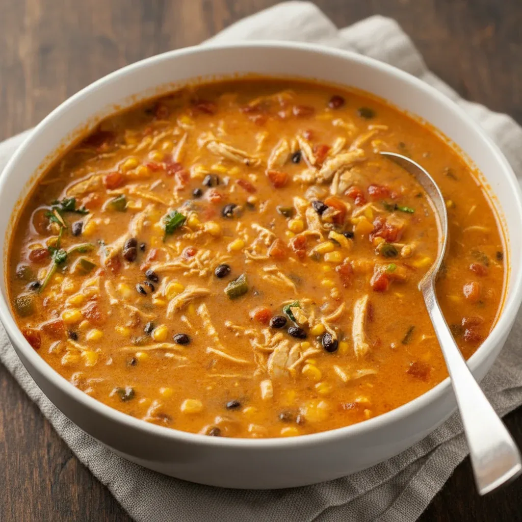 Creamy Chicken Tortilla Soup