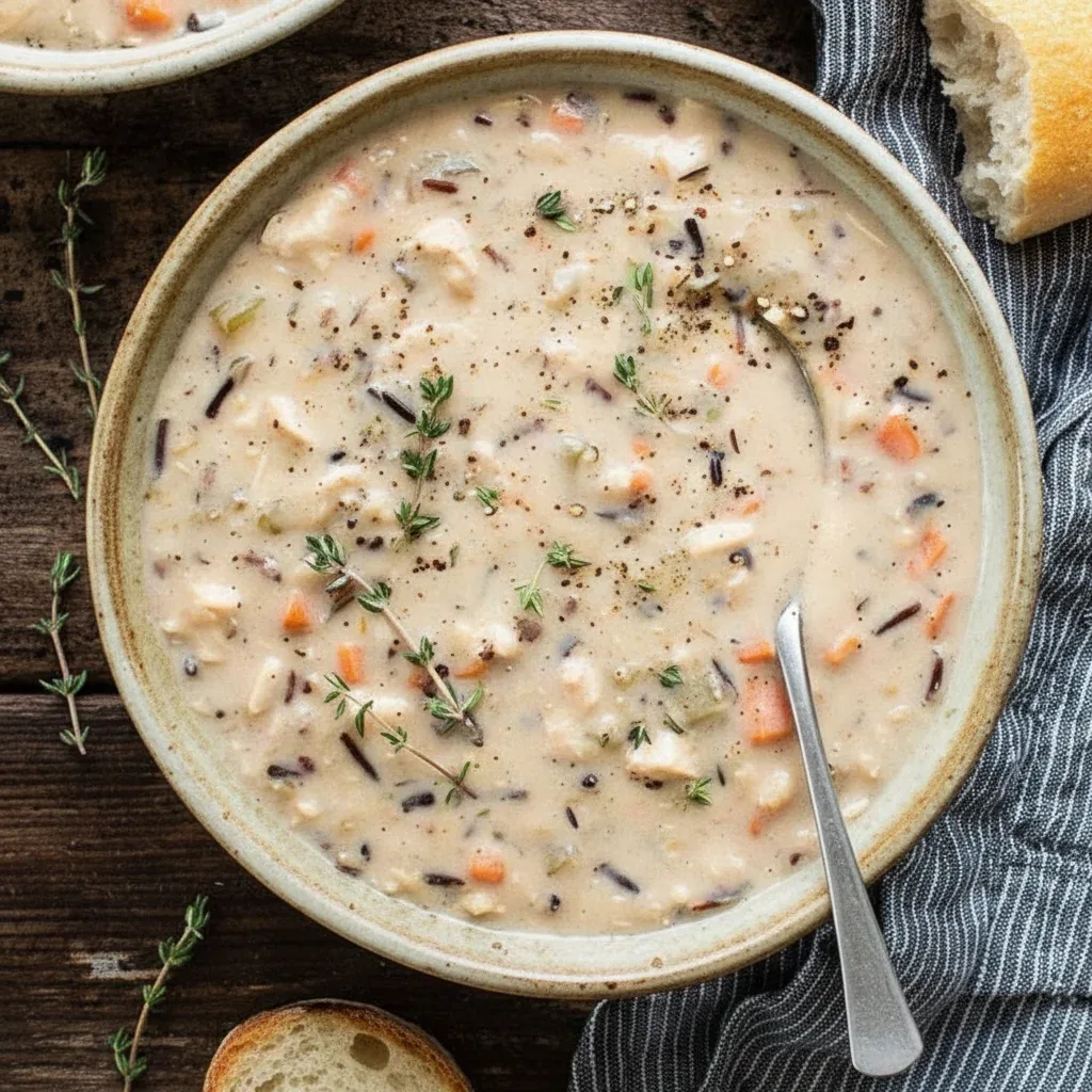 Creamy Chicken Wild Rice Soup