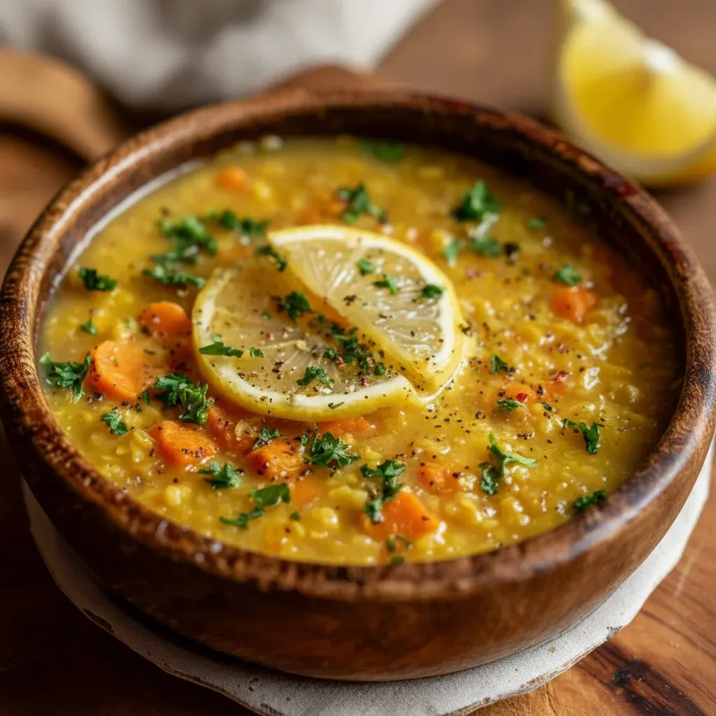 Golden Lemon Lentil Soup