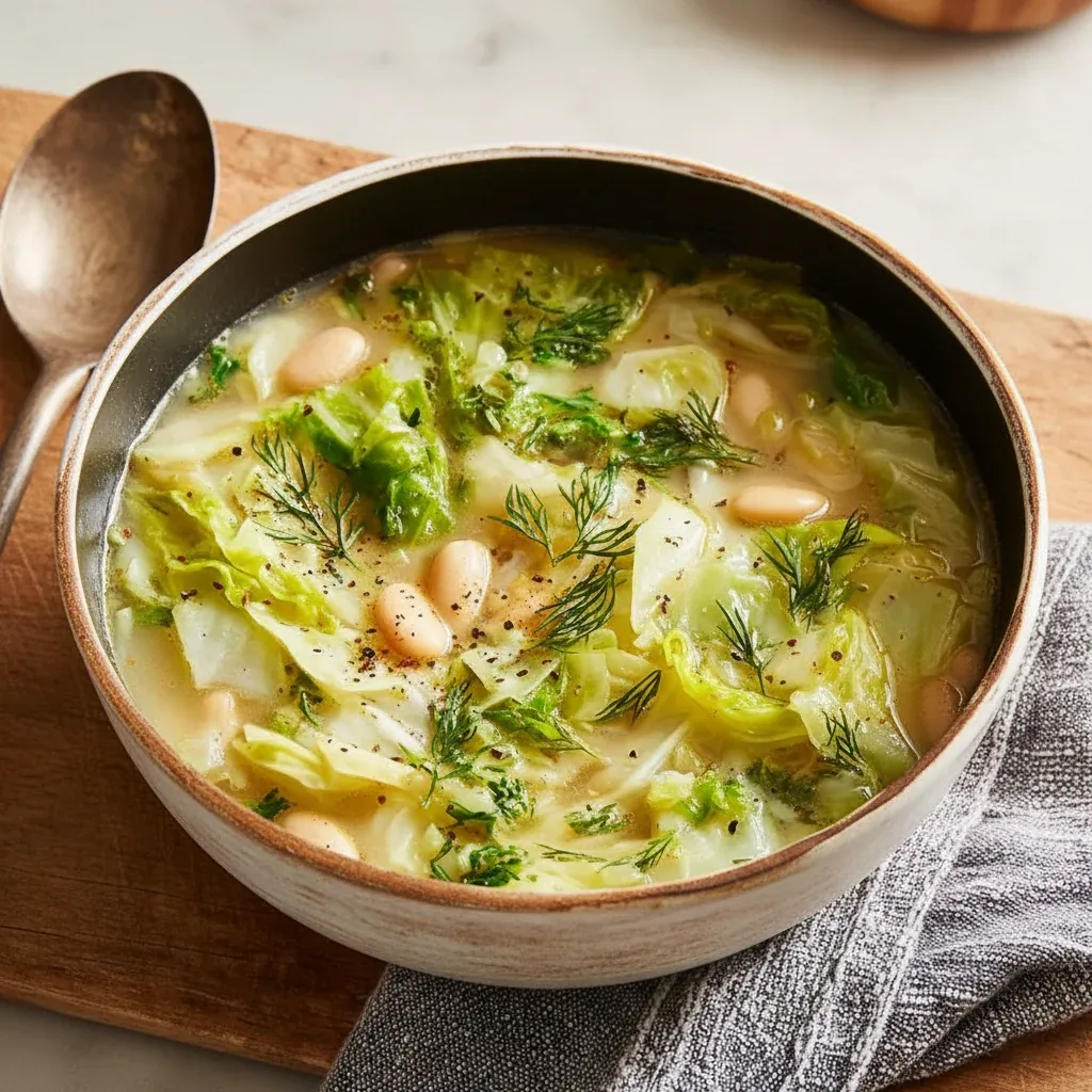 Garlicky Cabbage Soup
