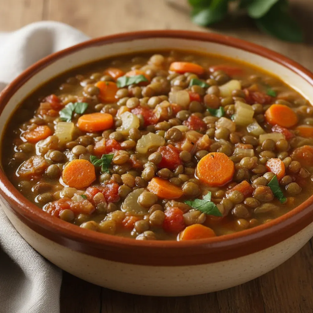 Mediterranean Lentil Vegetable Soup
