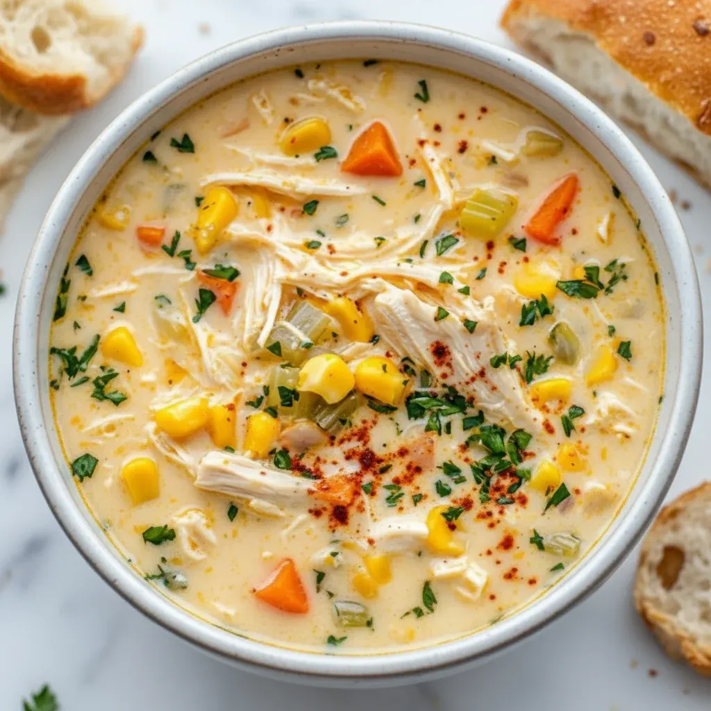 Crockpot Chicken Corn Chowder