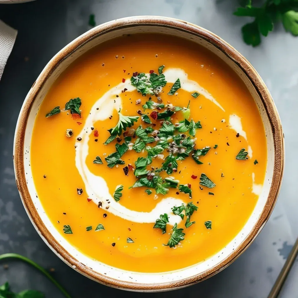 Butternut Squash Sweet Potato Soup