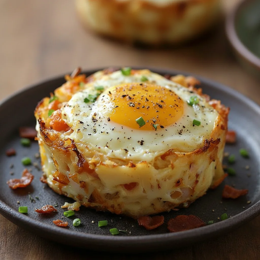 Baked Eggs Napoleon Recipe