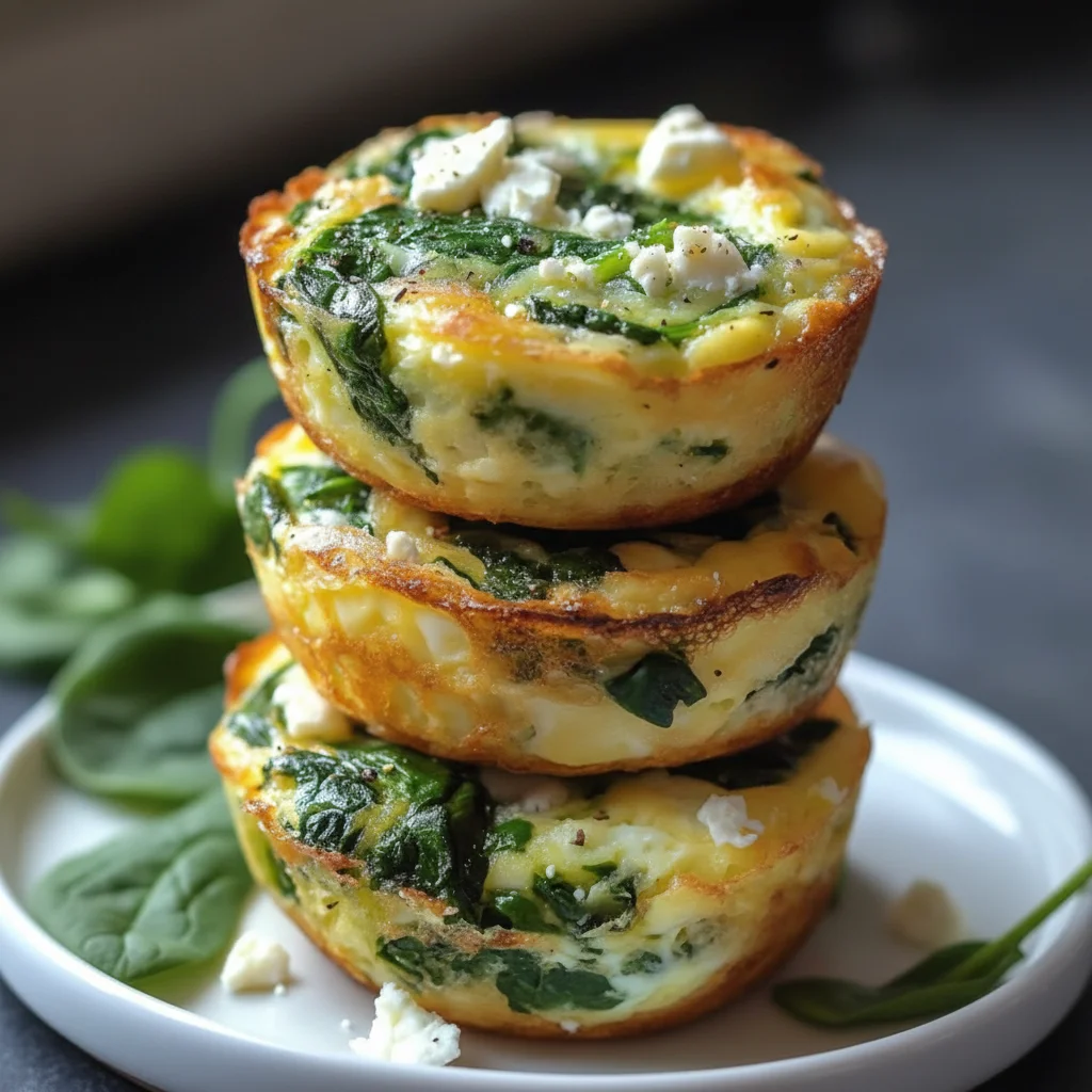 Egg Muffins With Spinach And Feta Recipe