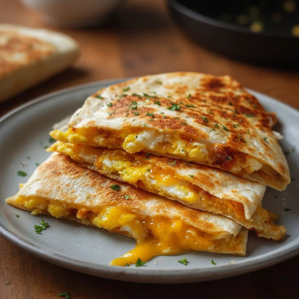 Cheddar Egg Quesadilla Recipe