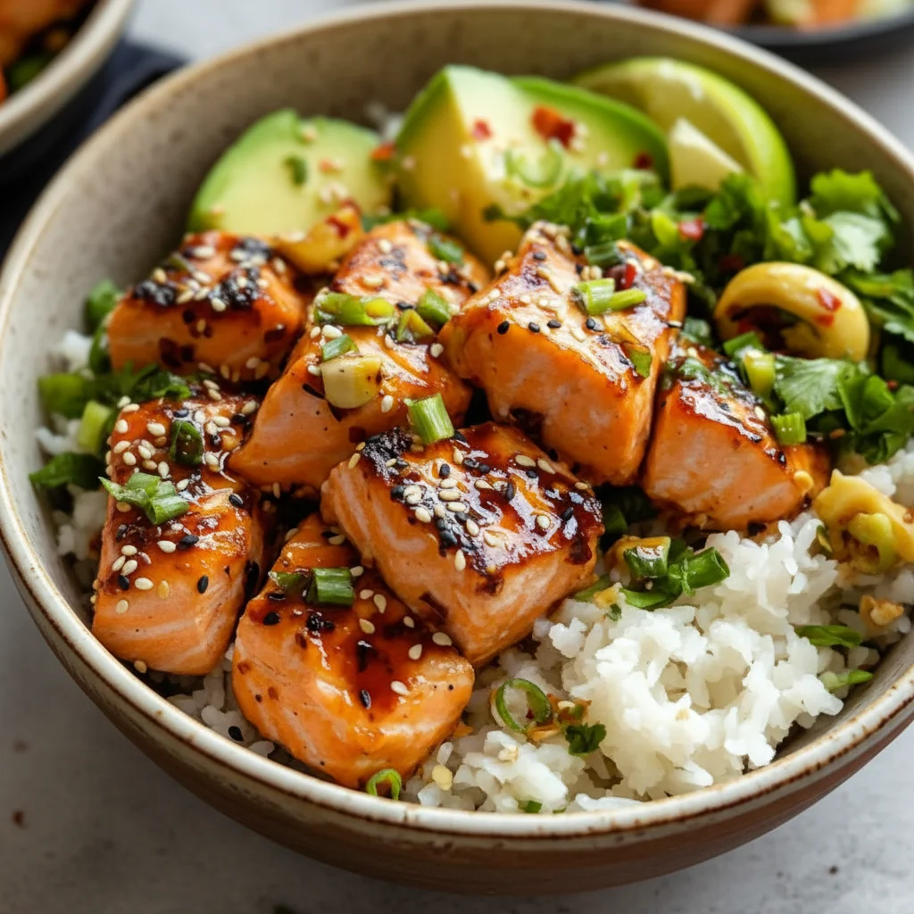 Sweet Chili Salmon Bowl Recipe