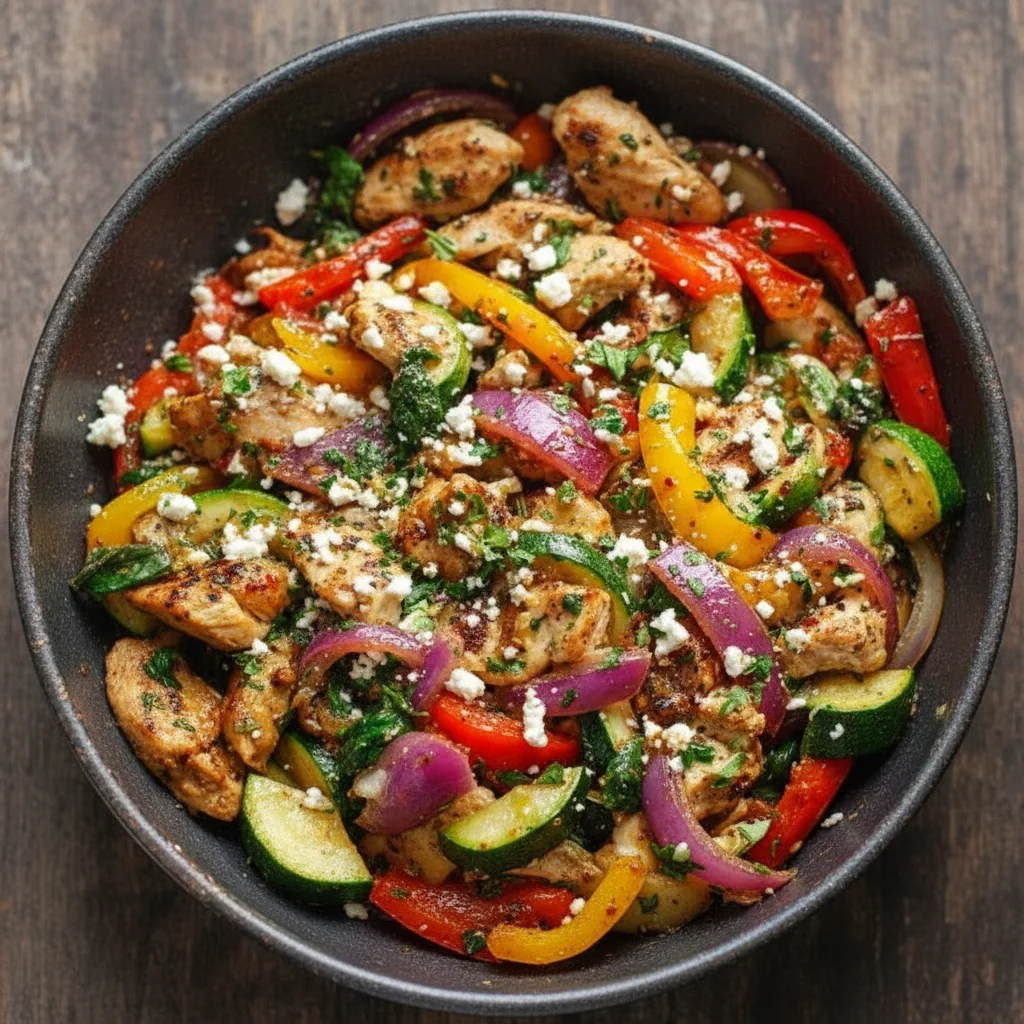 Mediterranean Chicken Stir Fry Recipe