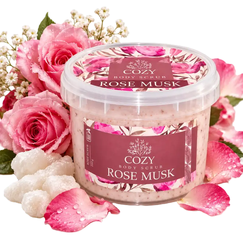ROSE MUSK BODY SCRUB-مقشر الجسم