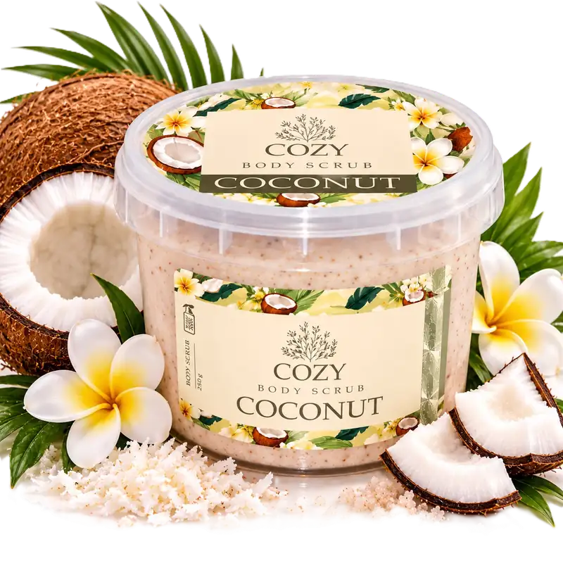 COCONUT BODY SCRUB-مقشر الجسم بجوز الهند