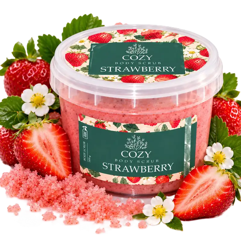 STRAWBERRY BODY SCRUB | مقشر الجسم بالفراولة