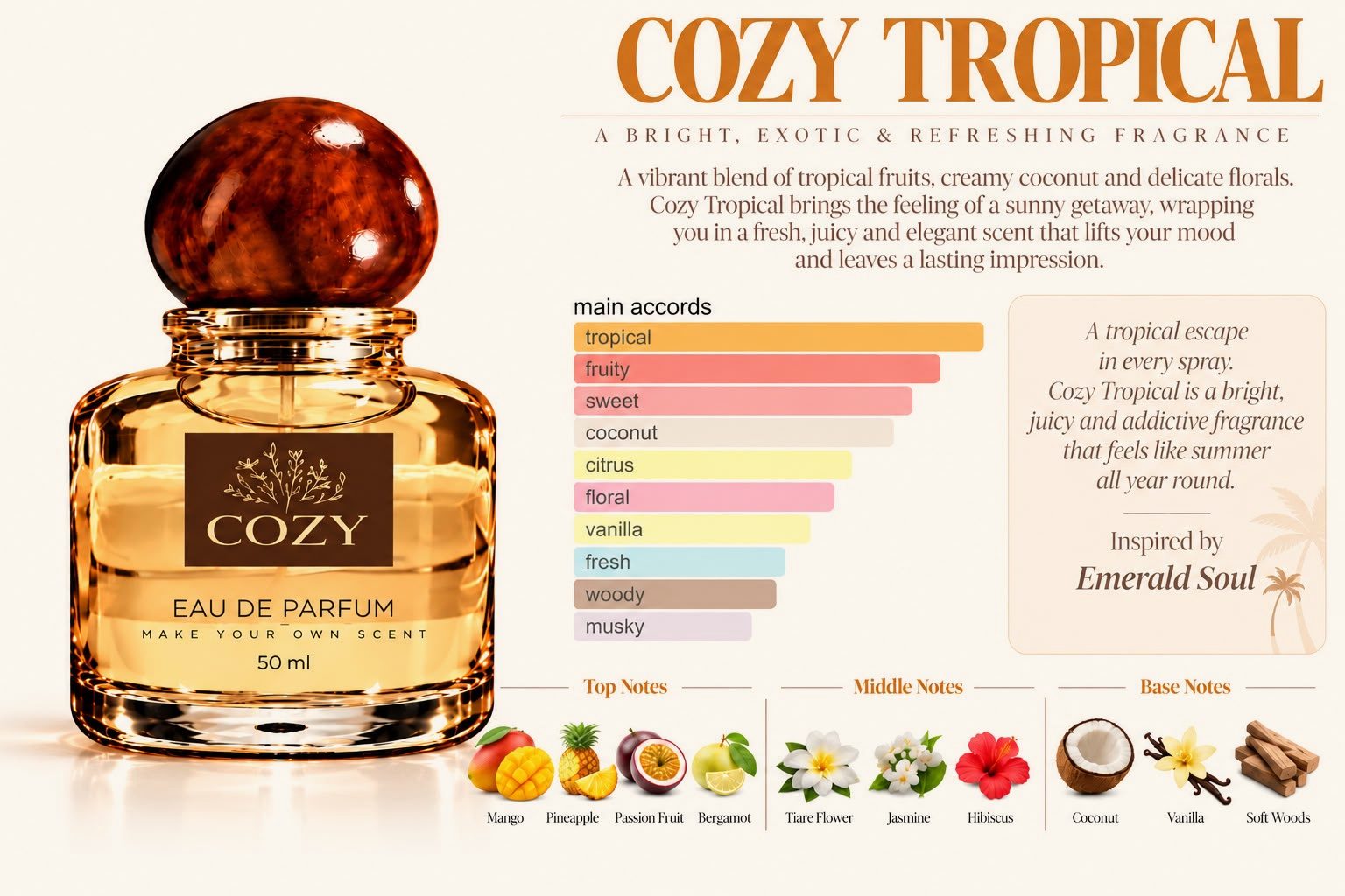 Cozy Tropical — dupe emerald soul