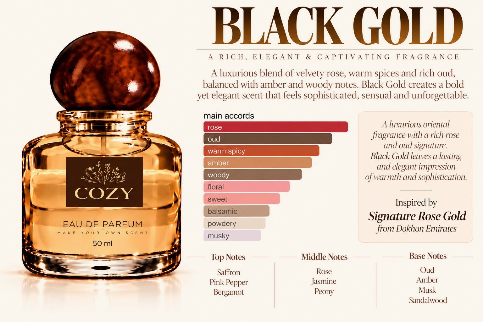 COZY BLACK GOLD