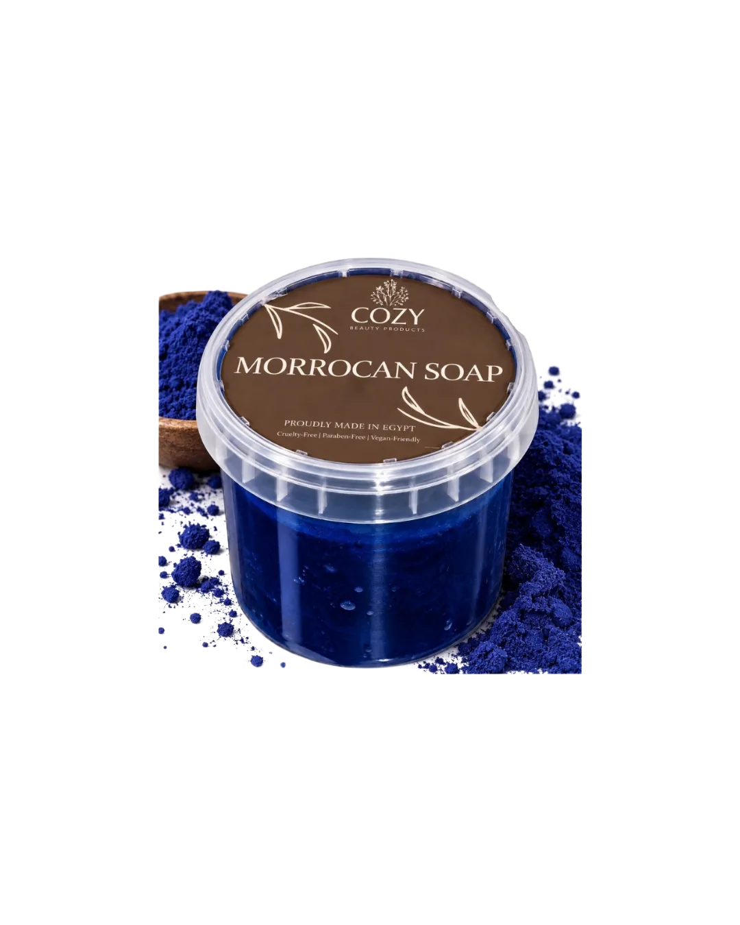 MOROCCAN INDIGO SOAP — صابون النيلة الزرقاء