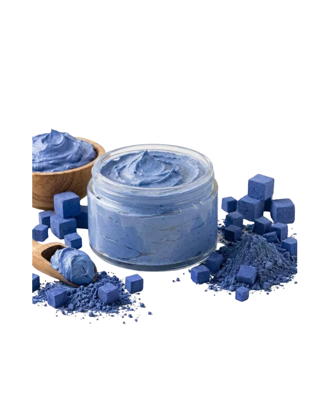 BLUE INDIGO FACE MASK | ماسك النيلة الزرقاء