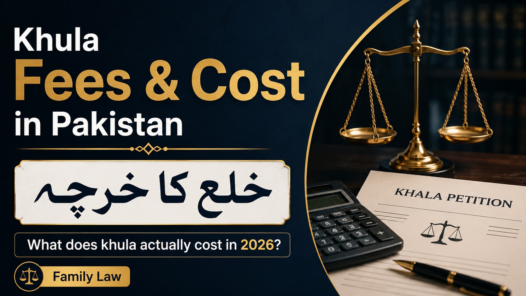  Khula Fees & Cost in Pakistan 2026: Court Fee, Lawyer Charges 