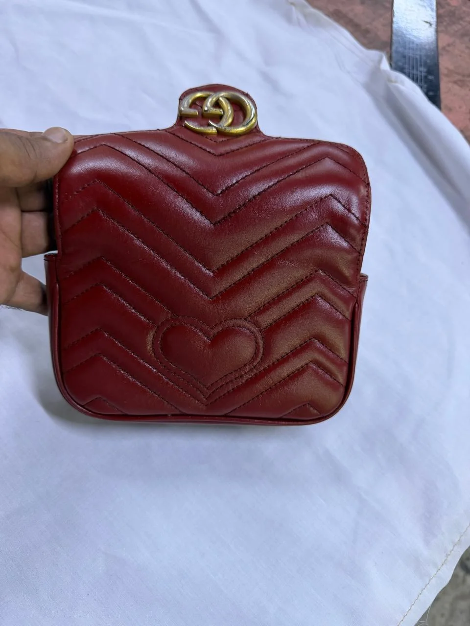 Designer Bag Color Transformation & Hardware Repair After