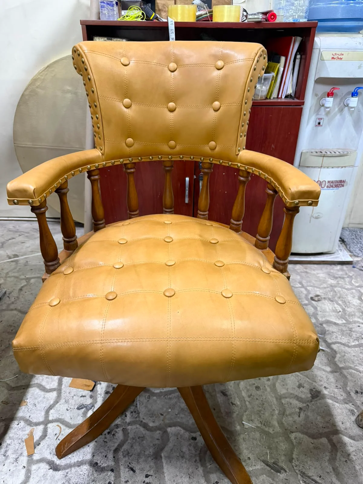 Chair Full Reupholstery & Foam Repair After