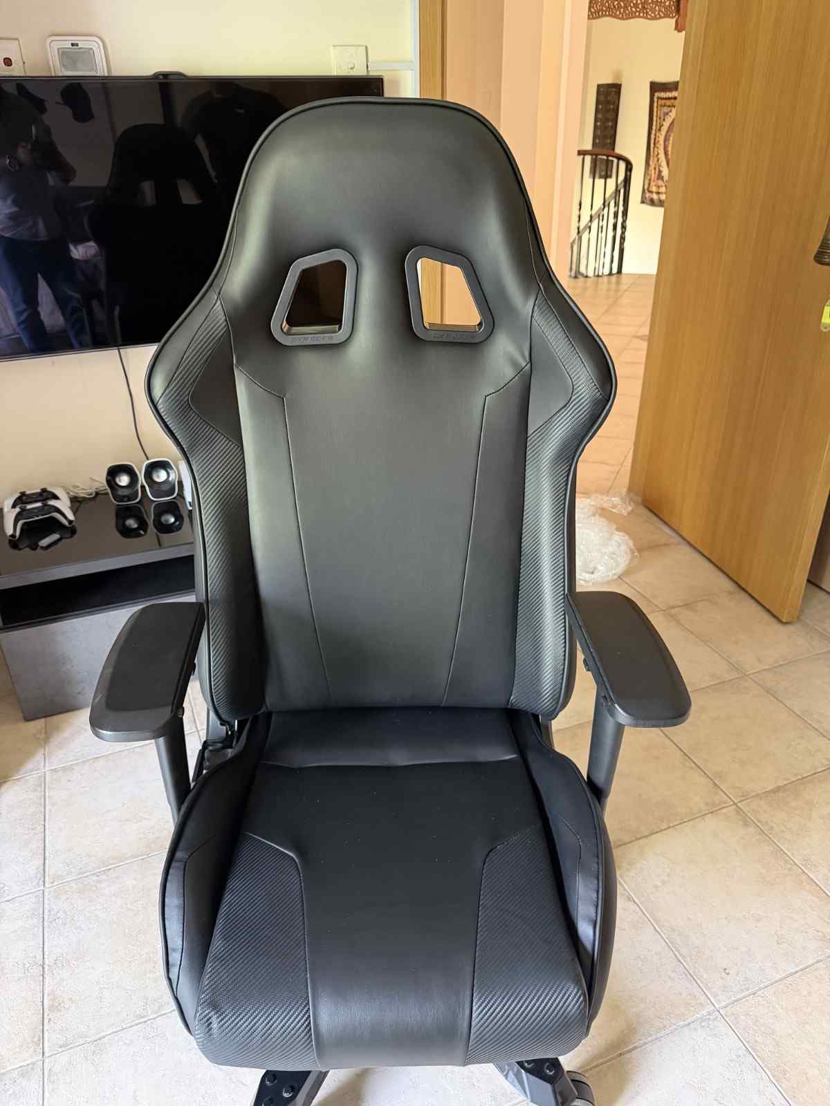 Gaming Chair Premium Leather Reupholstery After