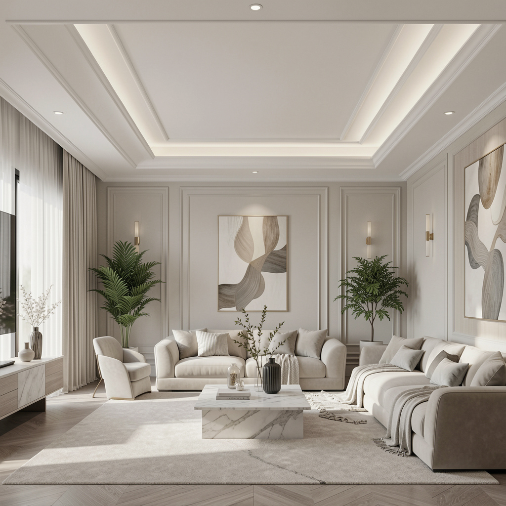Luxury penthouse interior