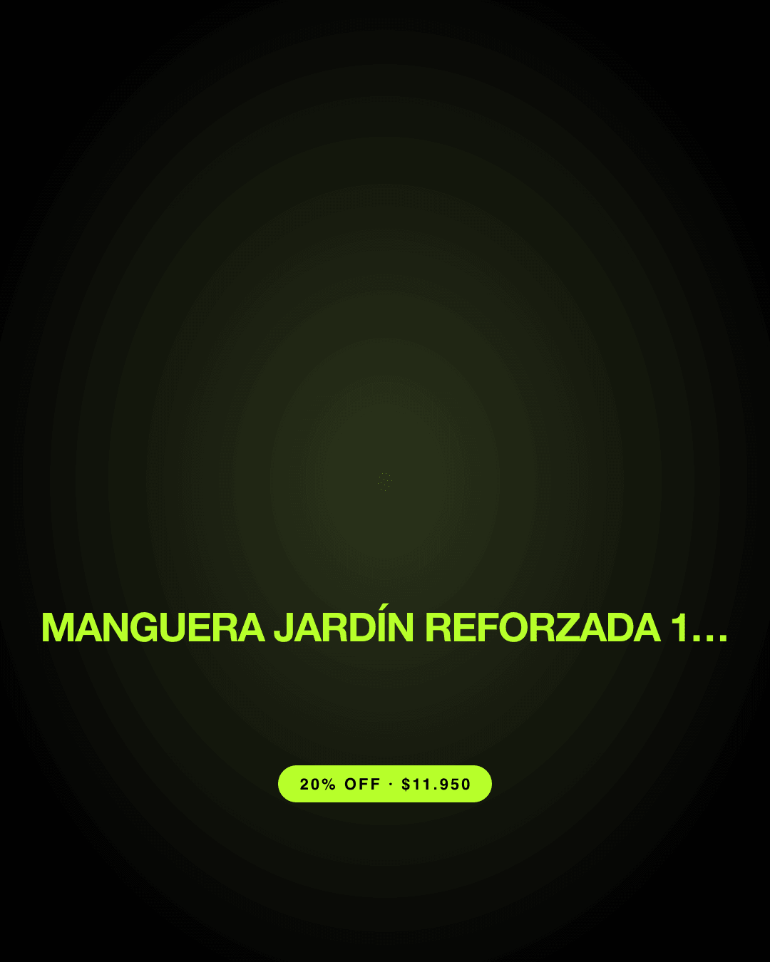 Manguera Jardín Reforzada 1/2 Pulgada 30 Mts Mas Accesorios Verde Oscuro — oferta en Chile