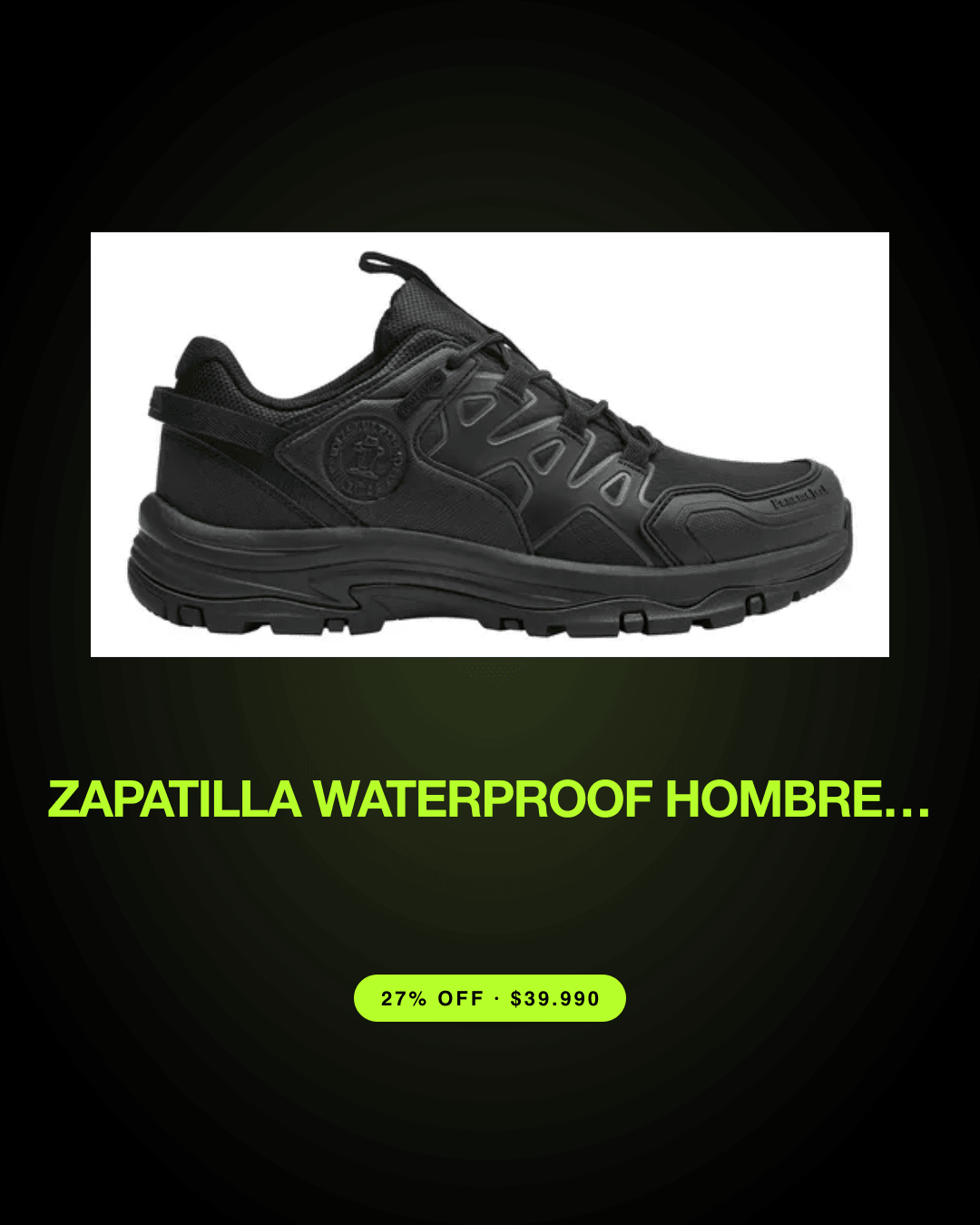 Zapatilla Waterproof Hombre Panama Jack - L743 — oferta en Chile