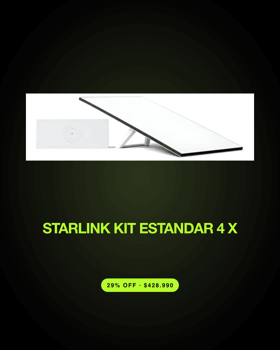 Starlink Kit Estandar 4 X — oferta en Chile