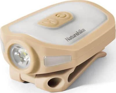 Ліхтар з кліпсою Naturehike NH21ZM013, 220 лм, Бежевий