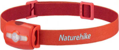 Ліхтар налобний Naturehike NH18T005-F, 220 лм, Червоний