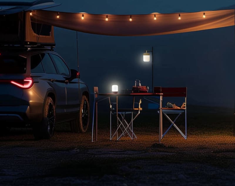 Кемпінговий ліхтар NexTool Camping Lantern, 600 лм, Бежевий – фото 4