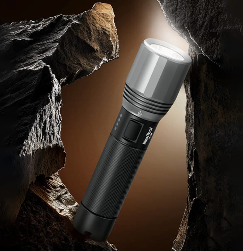 Ліхтар ручний NexTool Flashlight T10, 2000 лм, Чорний – фото 4