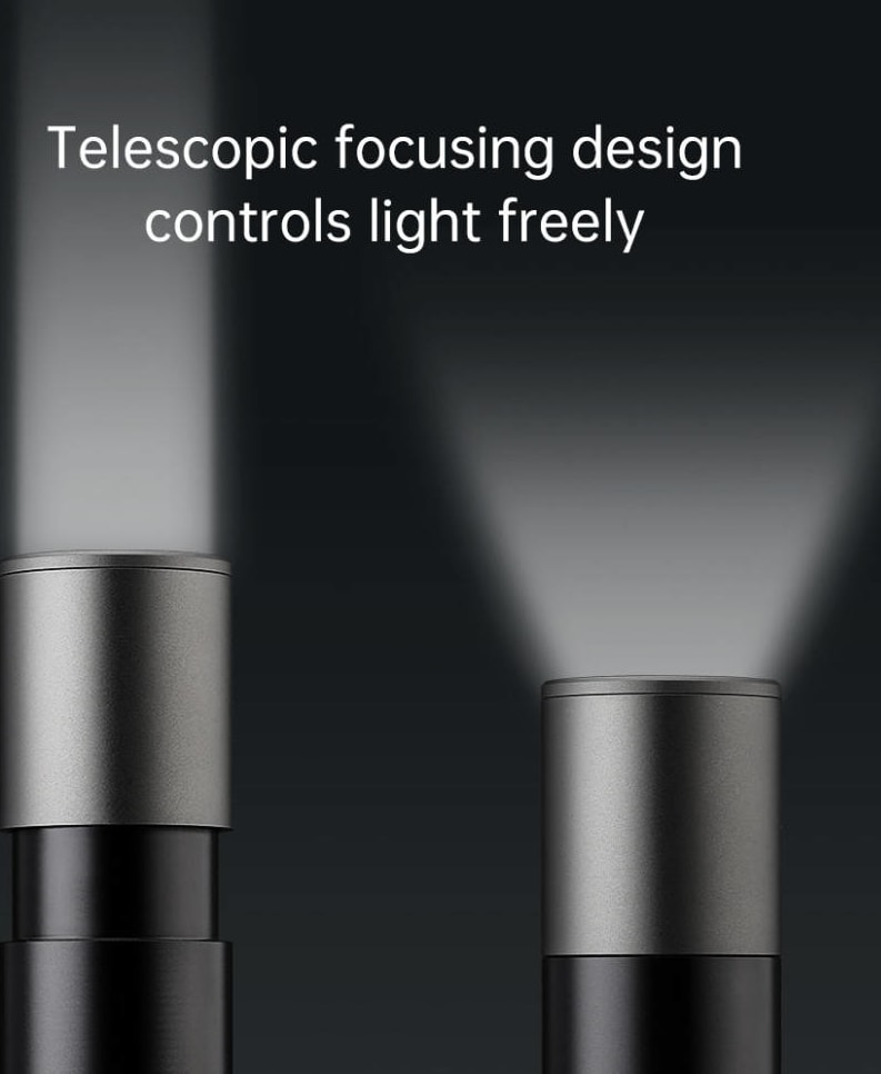 Ліхтар ручний NexTool Outdoor Strong Light, 1200 лм, Чорний – фото 5