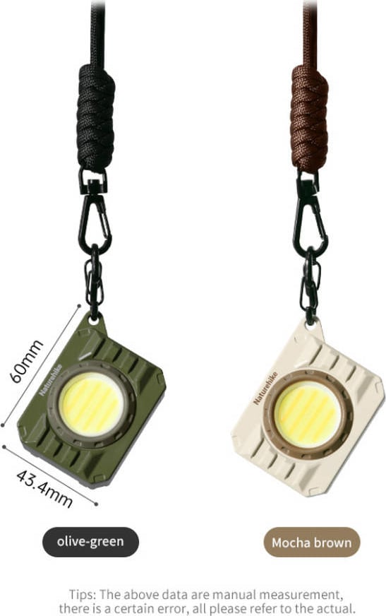Ліхтар з кліпсою Naturehike CNK2450ZM014, 500 лм, Бежевий – фото 4