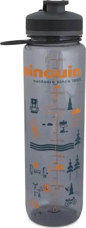 Фляга Pinguin Tritan Sport Bottle, 1 л – Сіра — фото 1