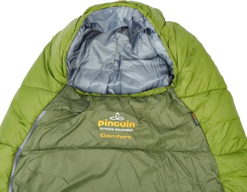 Спальний мішок Pinguin Comfort PFM, 195 см, права блискавка – Хакі — фото 6