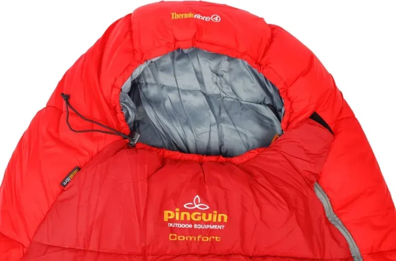 Спальний мішок Pinguin Comfort PFM, 175 см, ліва блискавка – Червоний — фото 6