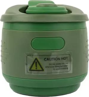 Кружка складаний силіконовий Tramp з кришкою 350ml olive UTRC-082-olive, олива — фото 3